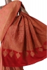 Pure Handloom Zari Butta Banarasi Crepe Silk Saree